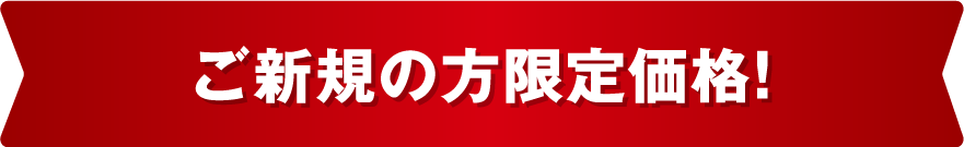 ご新規の方限定価格！